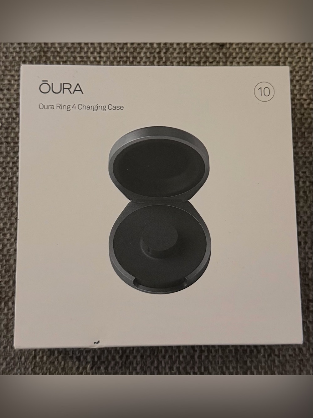 Oura Matte Black Charging Case Size 10